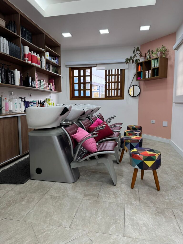 Lavatórios com almofadas para o seu conforto